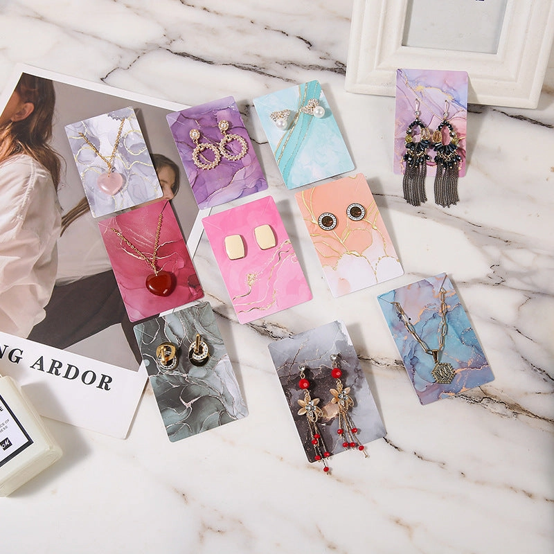 Wholesale 100pcs Earrings Paper Display Card