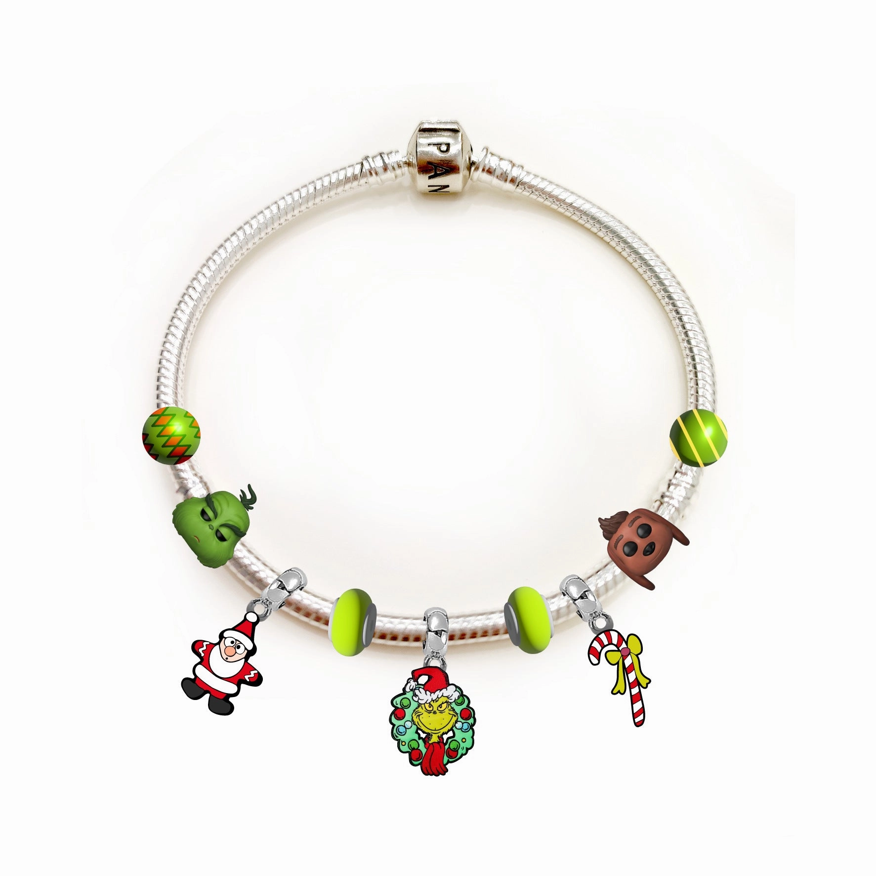 Wholesale 10PCS Cartoon Anime Beaded Diy Bracelet