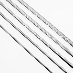 Wholesale 10PCS Flat Snake Titanium Steel Necklace
