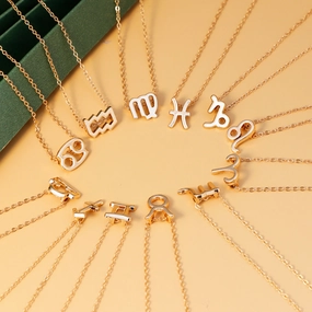 Wholesale 12 Constellation Necklace