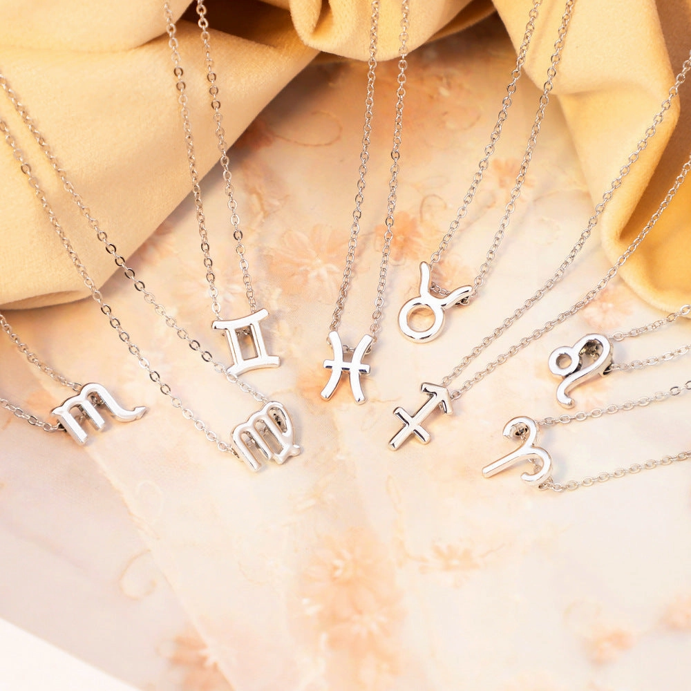 Wholesale 12 Constellation Necklace