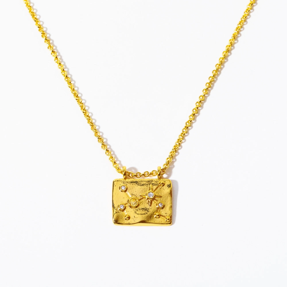 Wholesale 12 Constellations Vintage Necklace Sweater Chain