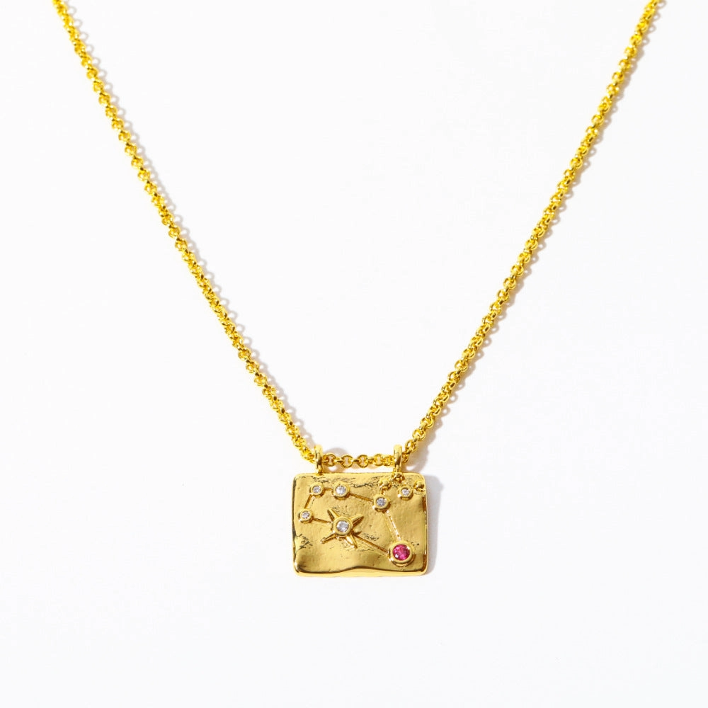 Wholesale 12 Constellations Vintage Necklace Sweater Chain