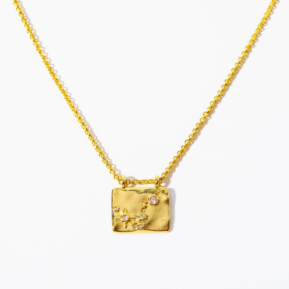 Wholesale 12 Constellations Vintage Necklace Sweater Chain