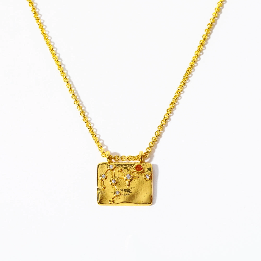 Wholesale 12 Constellations Vintage Necklace Sweater Chain