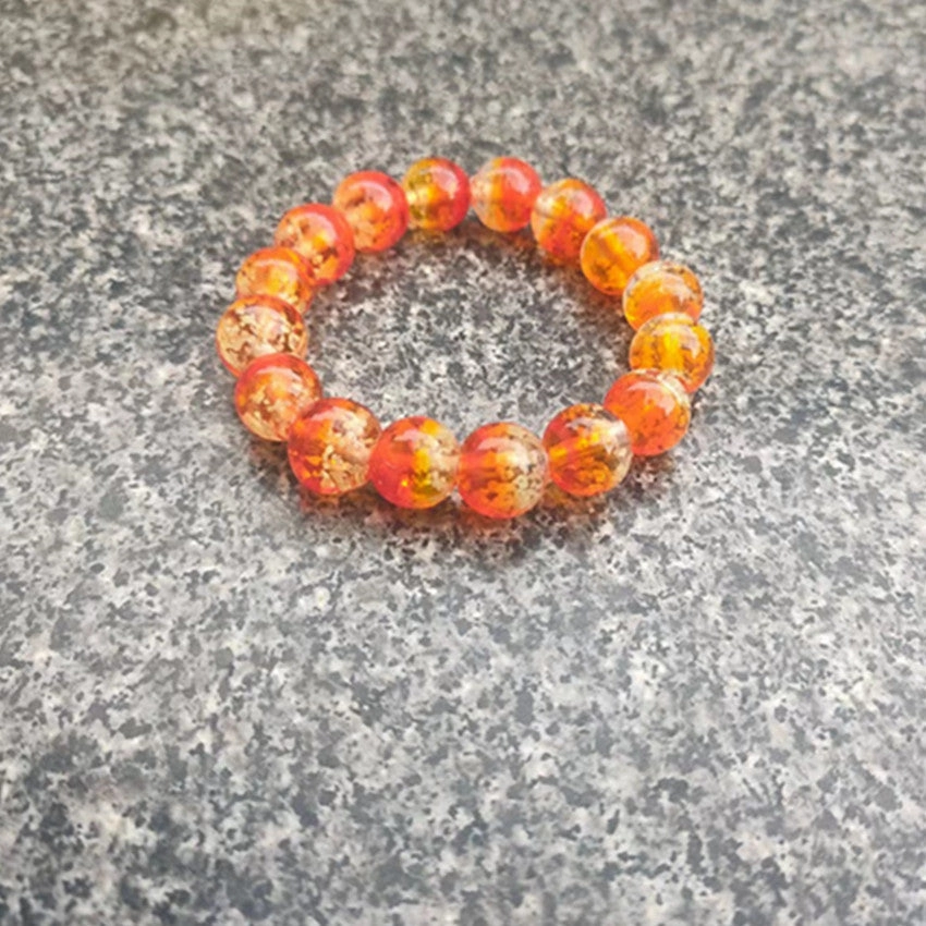 Wholesale 12MM Two-color Fantasy Luminous Glass Bracelet
