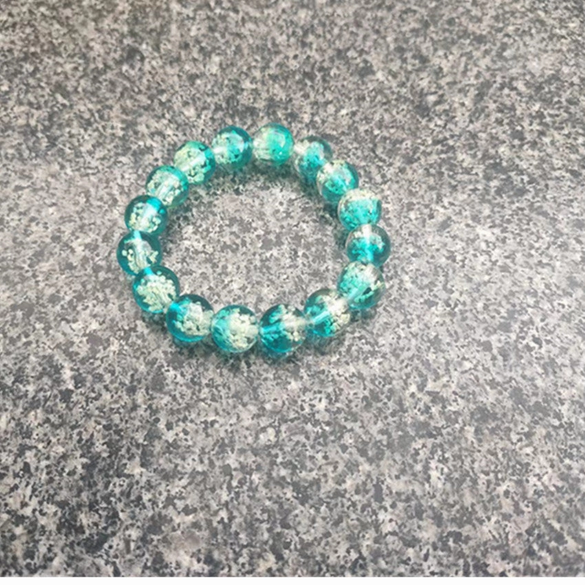 Wholesale 12MM Two-color Fantasy Luminous Glass Bracelet
