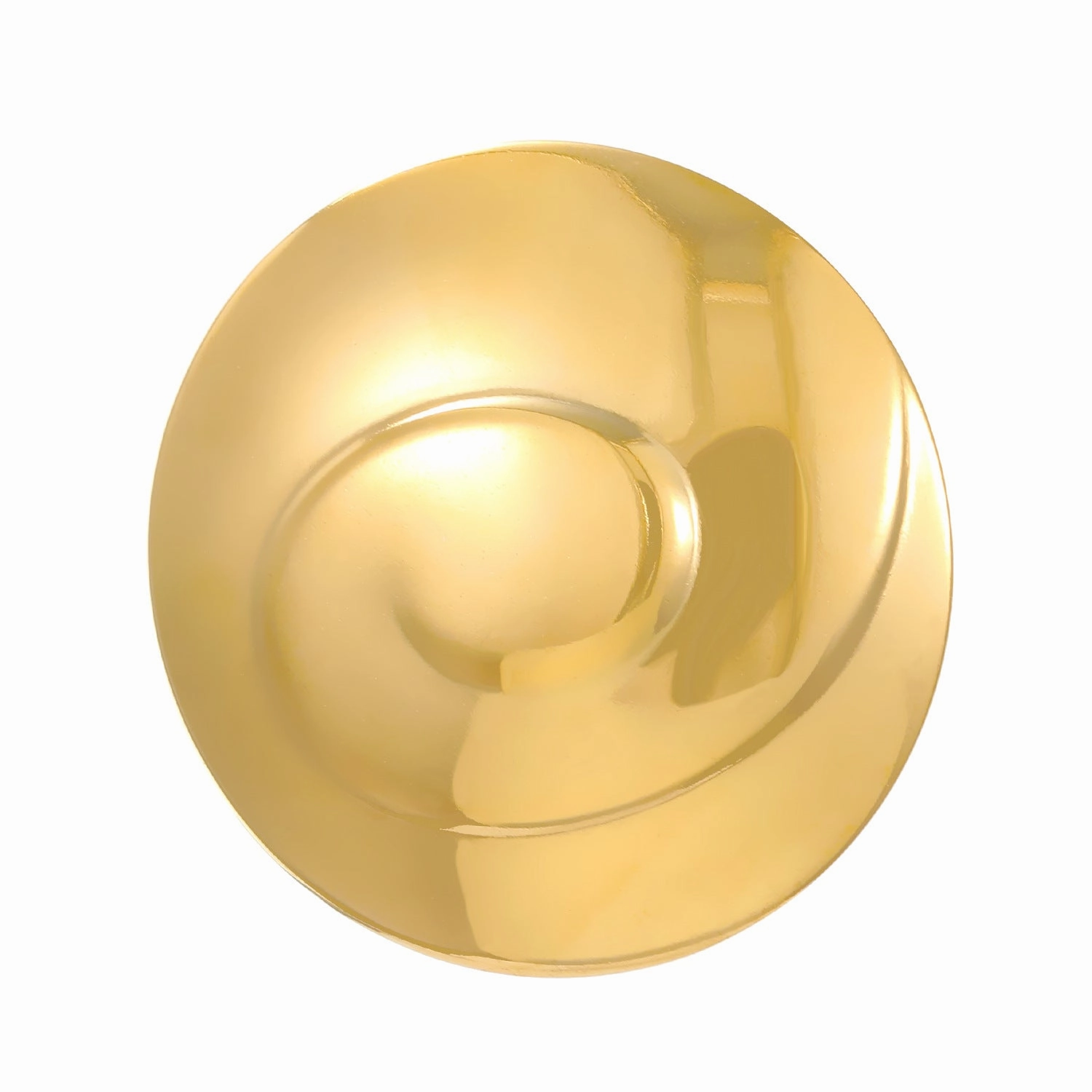 Wholesale  18k Convex and Concave Texture Round Ring Women's Ring