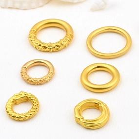 Wholesale 18K Gold Alloy Bracelet Connecting Ring
