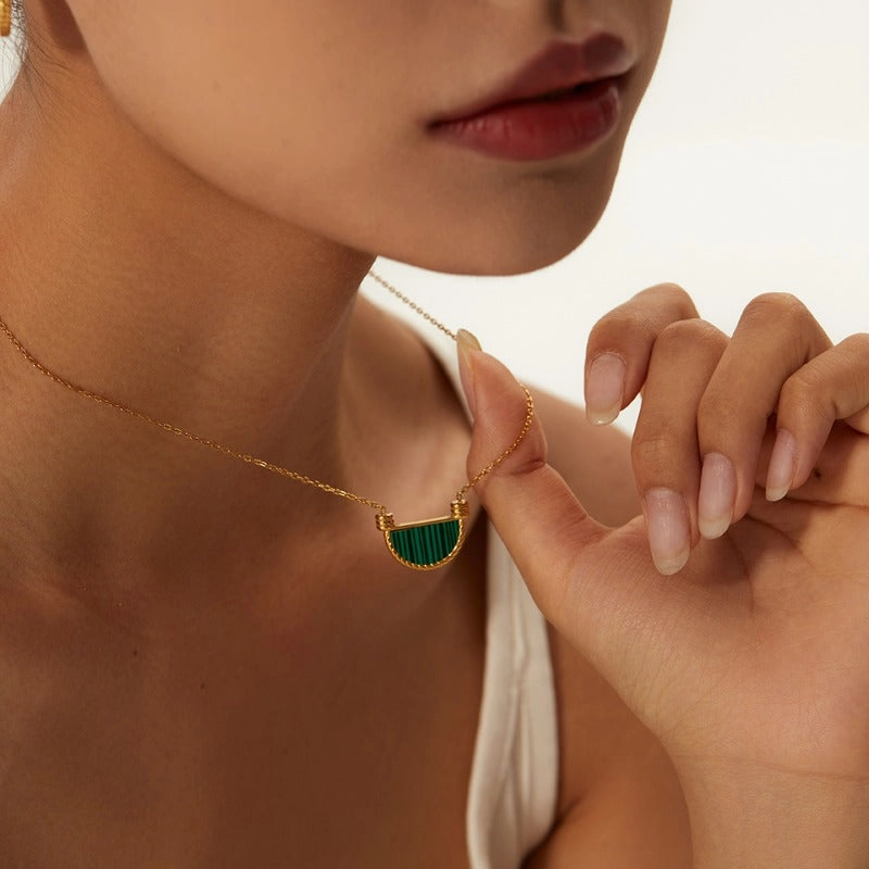 Wholesale 18K gold classic stainless steel necklace
