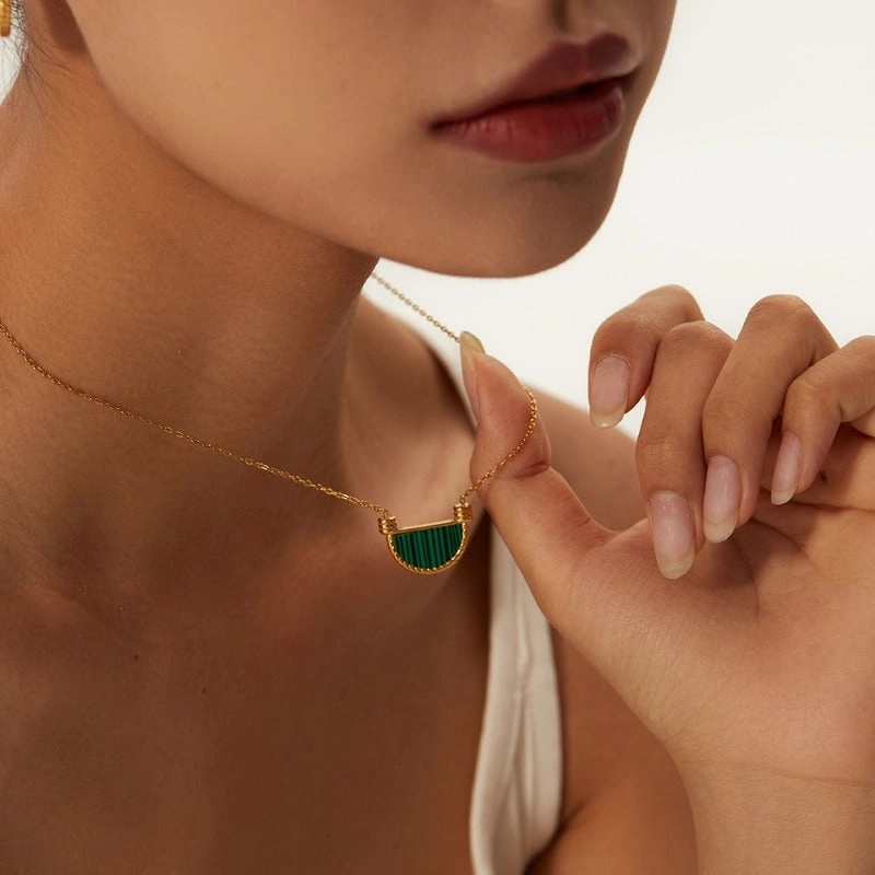 Wholesale 18K gold classic stainless steel necklace