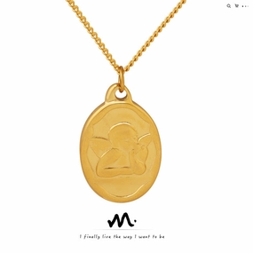 Wholesale 18K Gold Creative Titanium Steel Clavicle Chain Necklace
