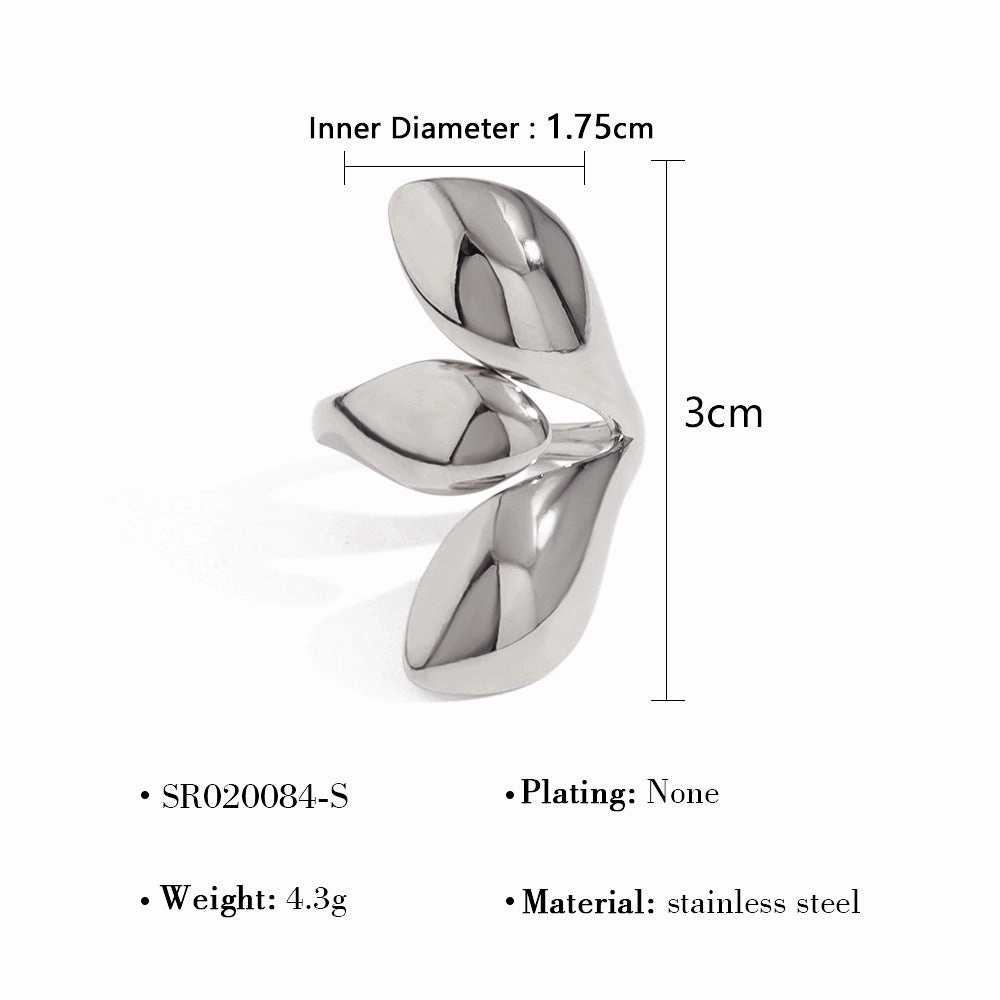 Wholesale 18K Gold Lava Mirror Open Ring
