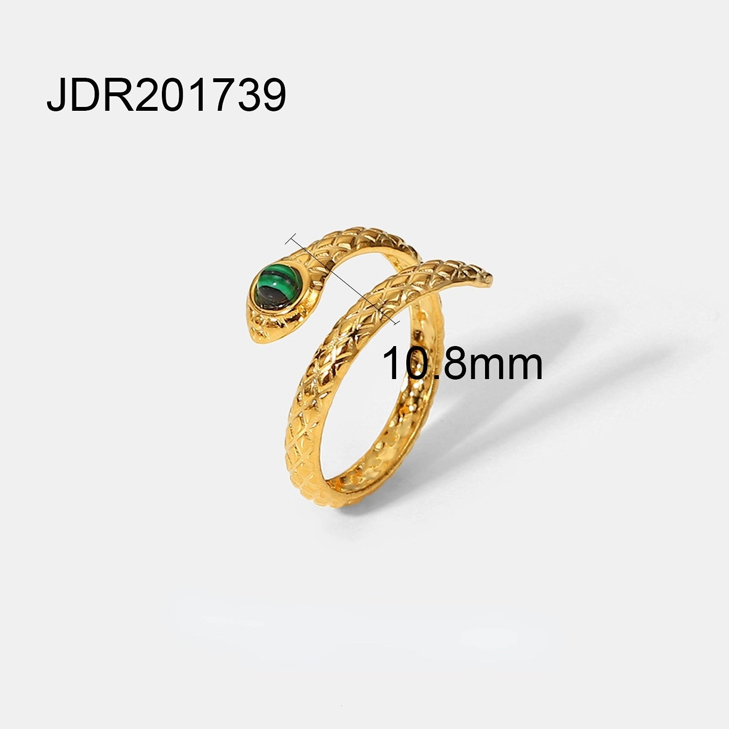 Wholesale 18K Gold Plated Colored Stainless Steel Rings