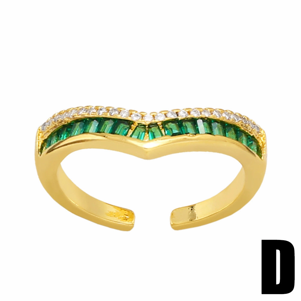 Wholesale 18K Gold Plated LGBT Copper Rings