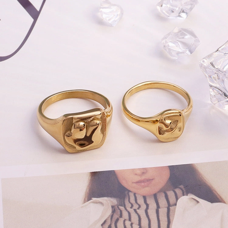 Wholesale 18K Gold Plated Stainless Steel Body Earrings