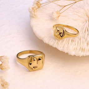 Wholesale 18K Gold Plated Stainless Steel Body Earrings