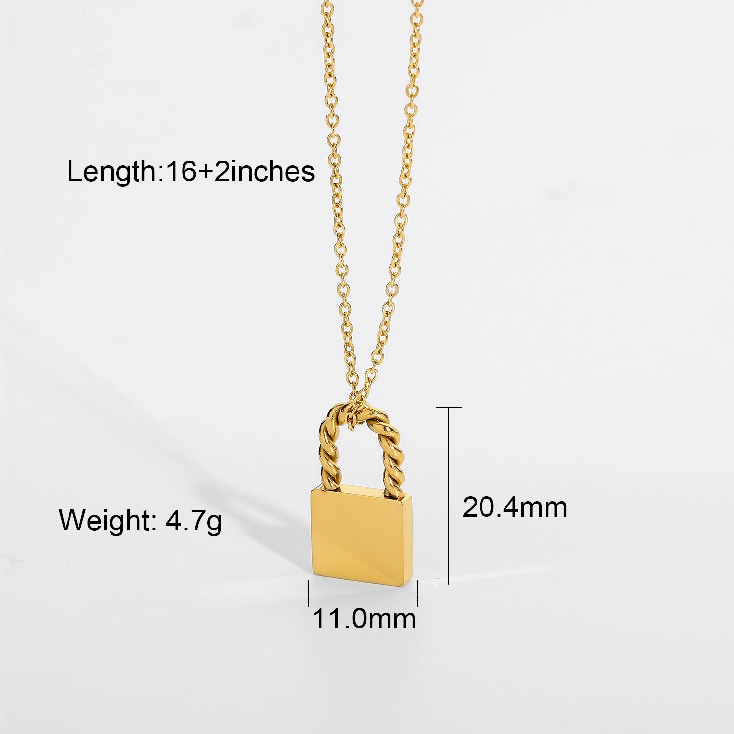 Wholesale 18K Gold Plated Stainless Steel Necklace Clavicle Chain