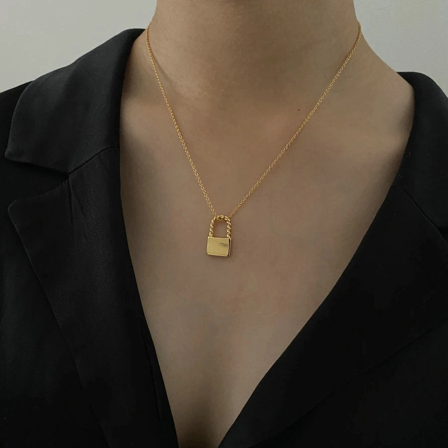 Wholesale 18K Gold Plated Stainless Steel Necklace Clavicle Chain