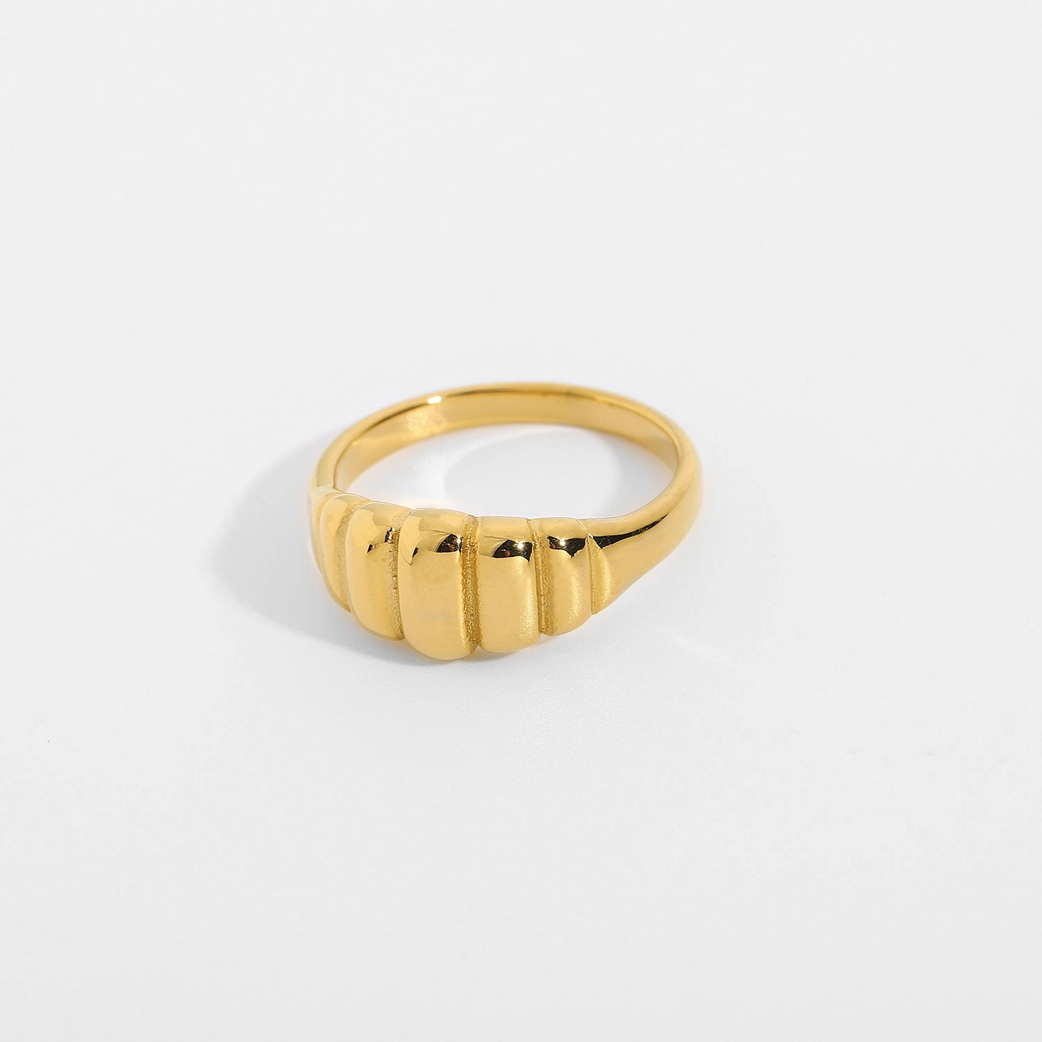 Wholesale 18K Gold Plated Stainless Steel Rings