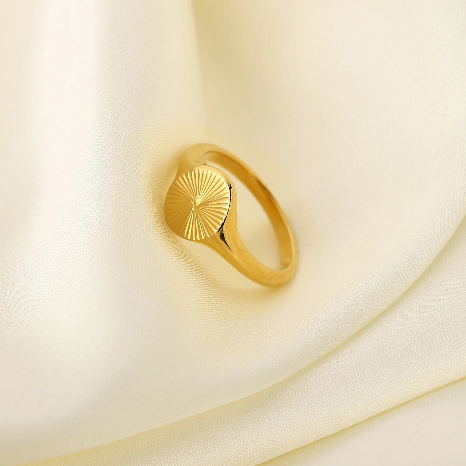 Wholesale 18K Gold Plated Stainless Steel Rings