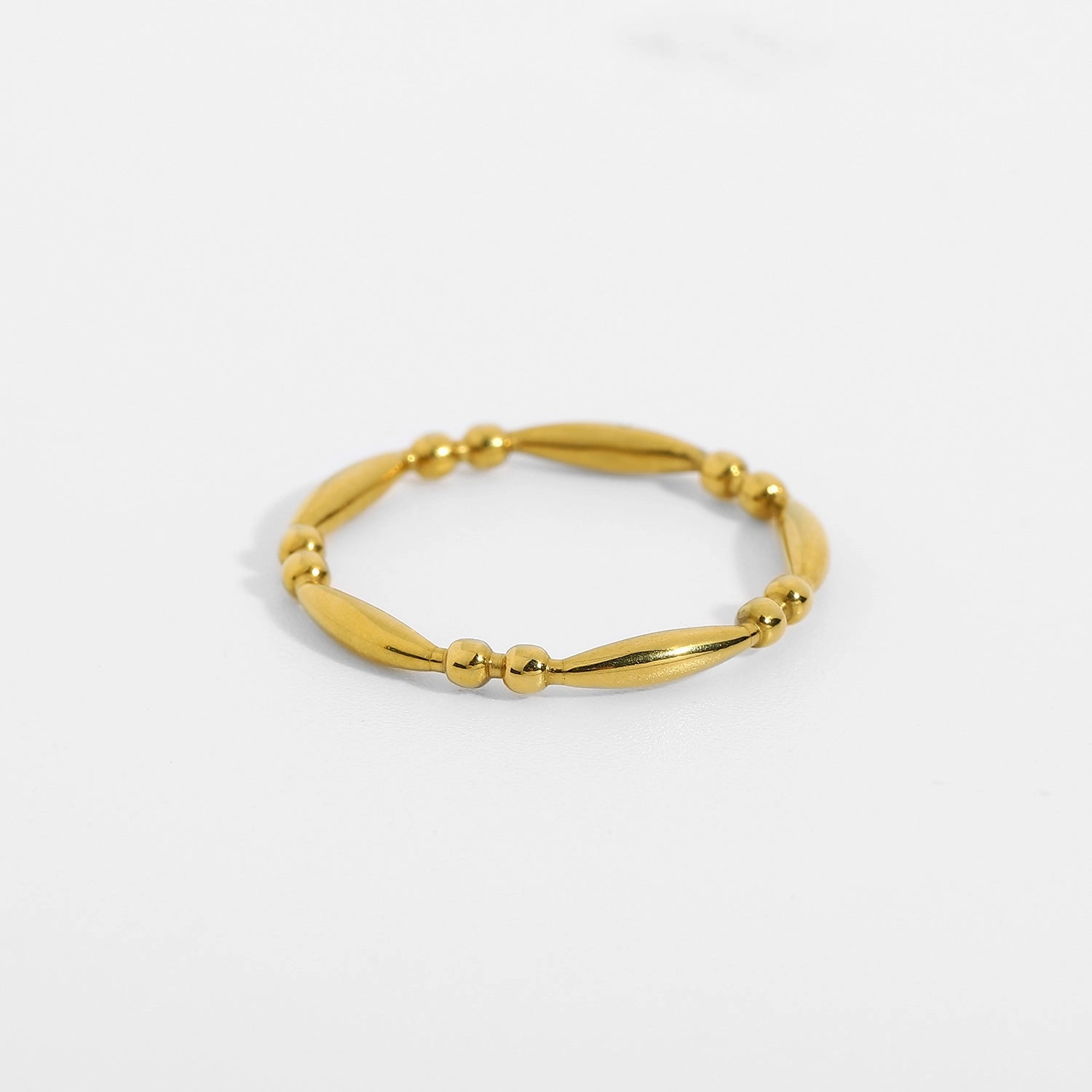 Wholesale 18K Gold Plated Stainless Steel Rings