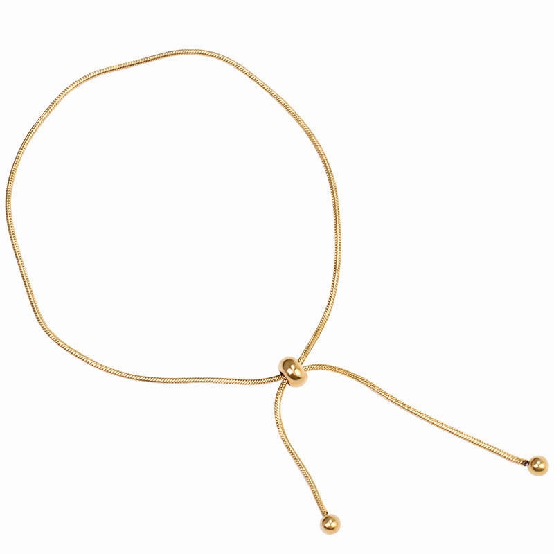 Wholesale 18K Gold Snake Bone Adjustable Bracelet