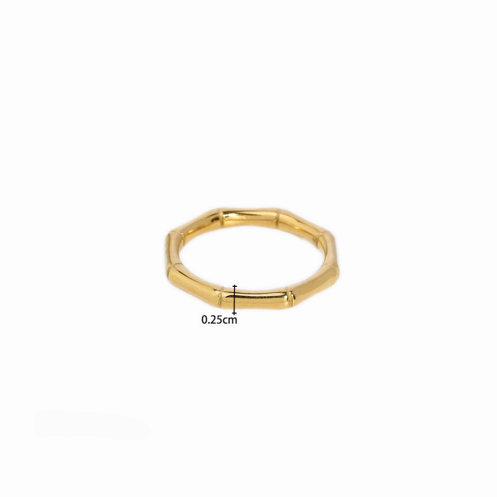 Wholesale 18K Gold Stainless Steel Ring