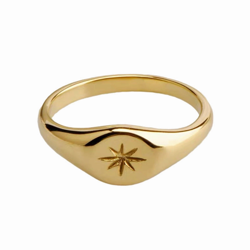 Wholesale 18k Stainless Steel Aperture Ring