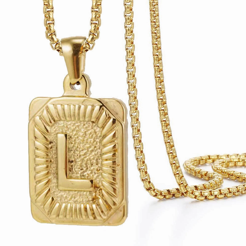 Wholesale 18K Stainless Steel Necklace Gold Titanium Steel Necklace