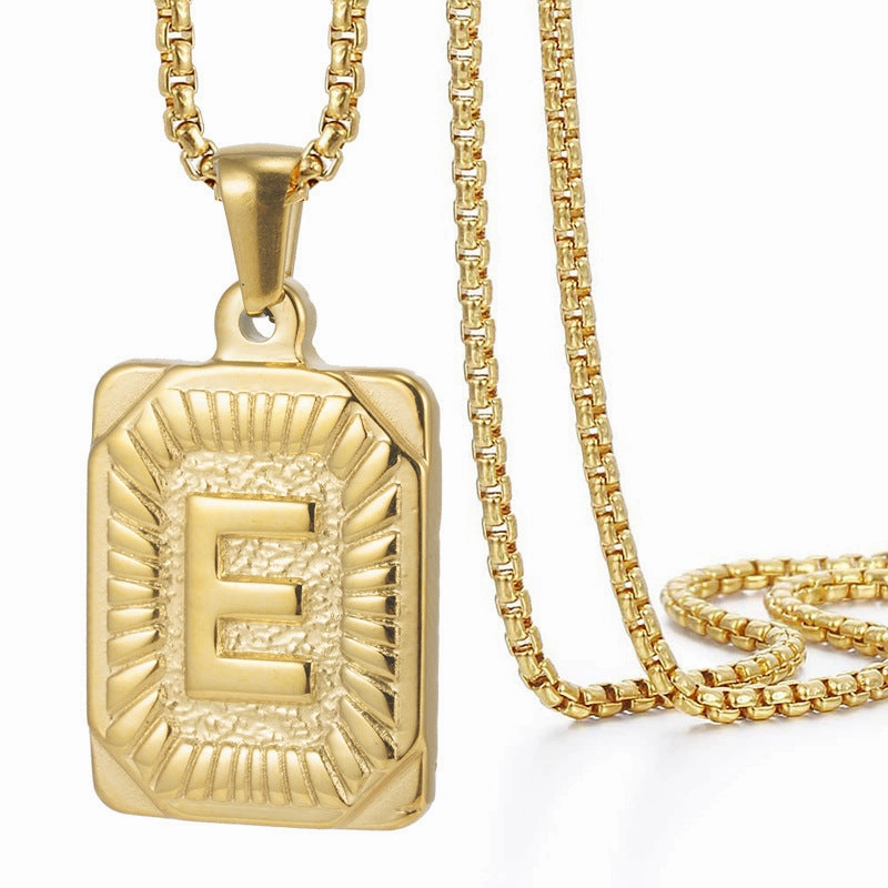 Wholesale 18K Stainless Steel Necklace Gold Titanium Steel Necklace