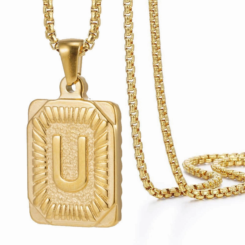 Wholesale 18K Stainless Steel Necklace Gold Titanium Steel Necklace