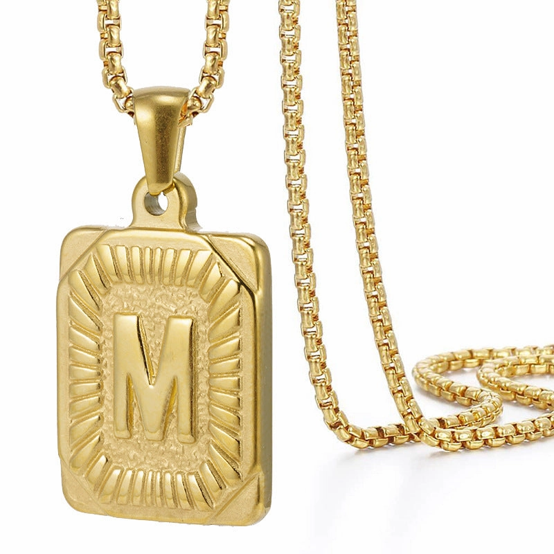 Wholesale 18K Stainless Steel Necklace Gold Titanium Steel Necklace