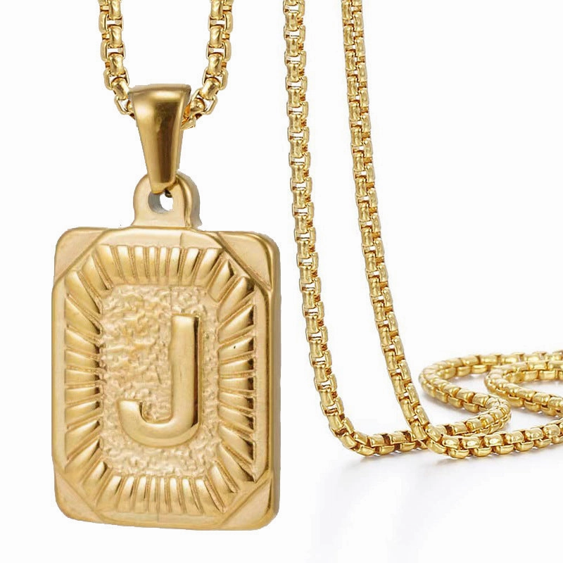 Wholesale 18K Stainless Steel Necklace Gold Titanium Steel Necklace