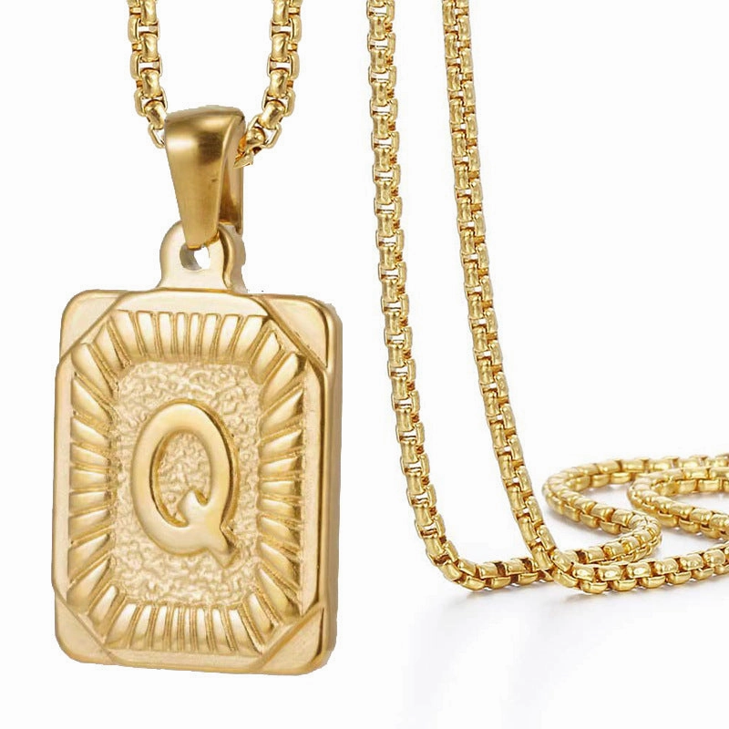 Wholesale 18K Stainless Steel Necklace Gold Titanium Steel Necklace