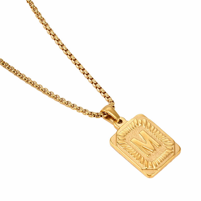 Wholesale 18K Stainless Steel Necklace Gold Titanium Steel Necklace