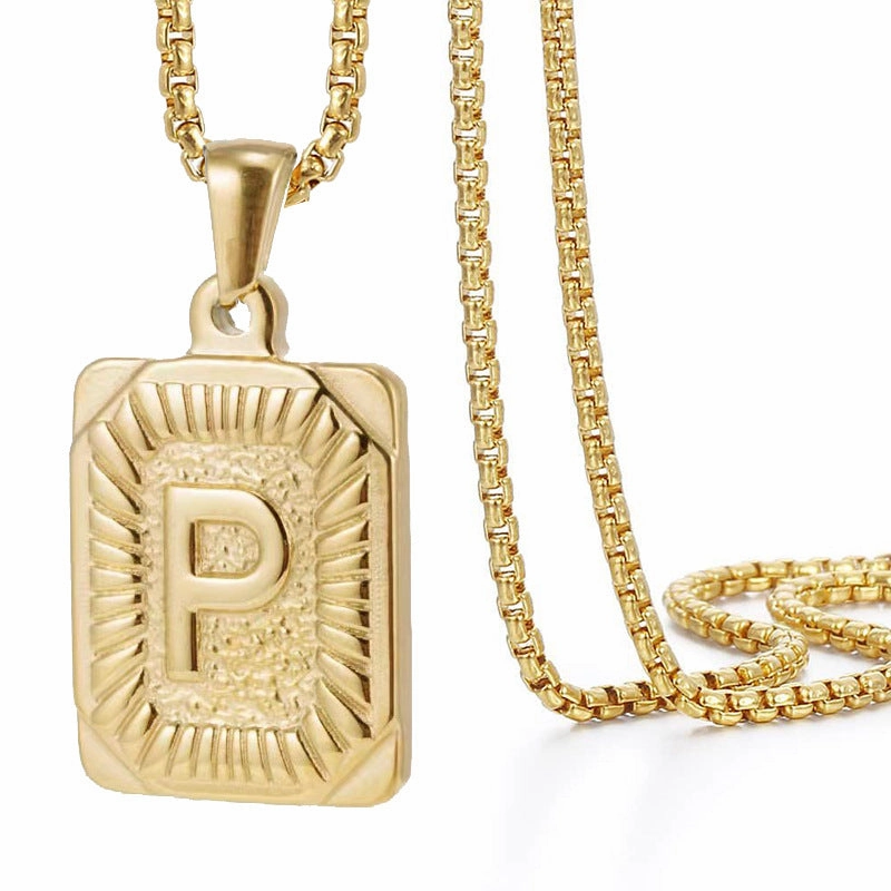 Wholesale 18K Stainless Steel Necklace Gold Titanium Steel Necklace