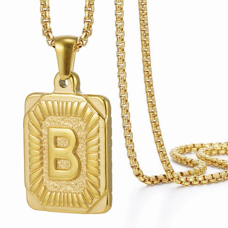 Wholesale 18K Stainless Steel Necklace Gold Titanium Steel Necklace