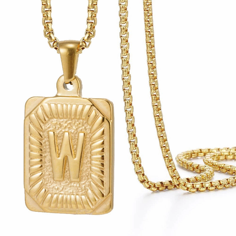 Wholesale 18K Stainless Steel Necklace Gold Titanium Steel Necklace