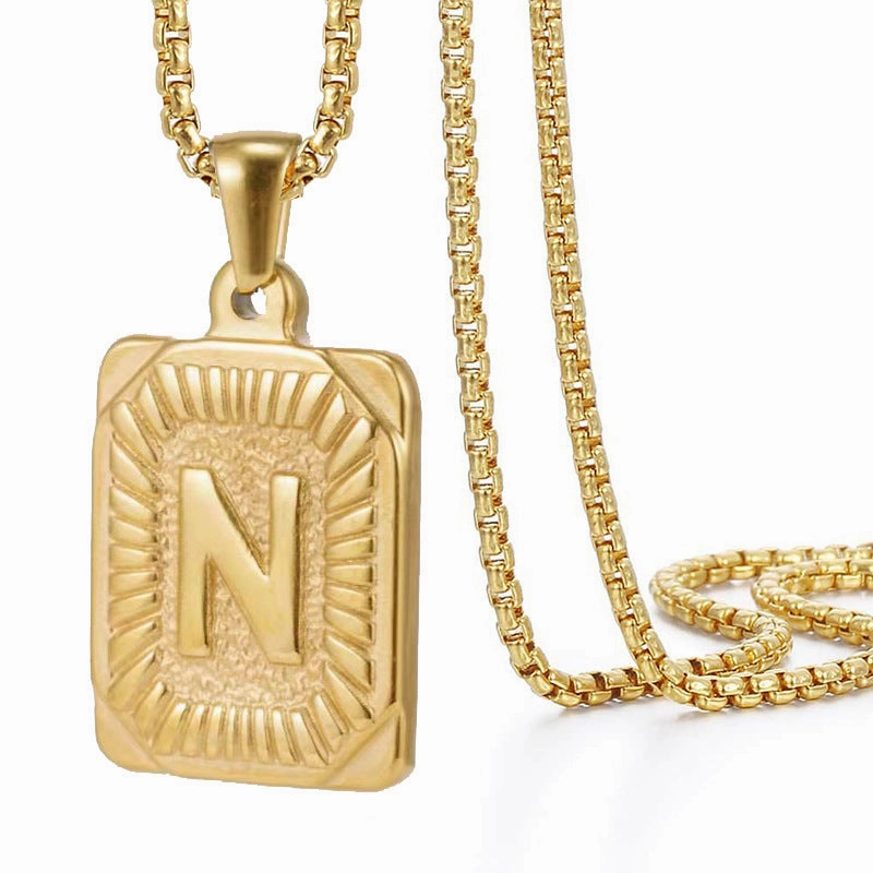 Wholesale 18K Stainless Steel Necklace Gold Titanium Steel Necklace
