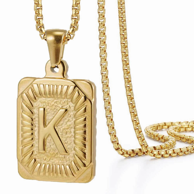 Wholesale 18K Stainless Steel Necklace Gold Titanium Steel Necklace