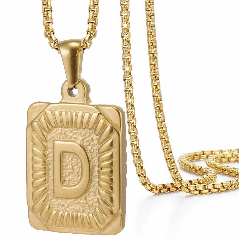 Wholesale 18K Stainless Steel Necklace Gold Titanium Steel Necklace