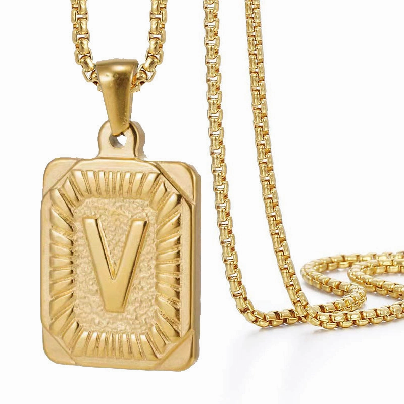 Wholesale 18K Stainless Steel Necklace Gold Titanium Steel Necklace