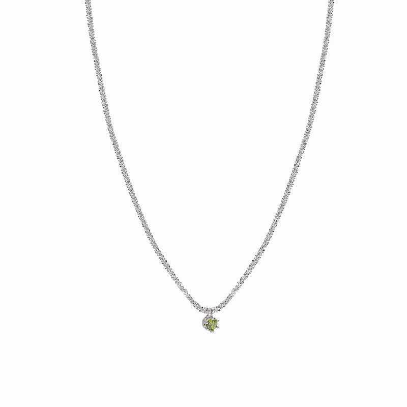 Wholesale 2023 Zircon Sparkling Baby's Breath Star Necklaces