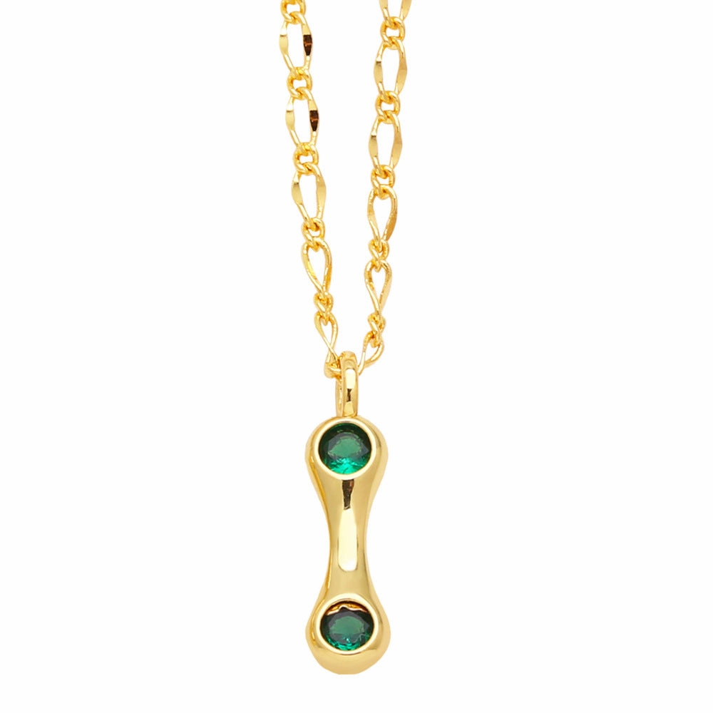 Wholesale 26 English Letters Gold Plated Necklace