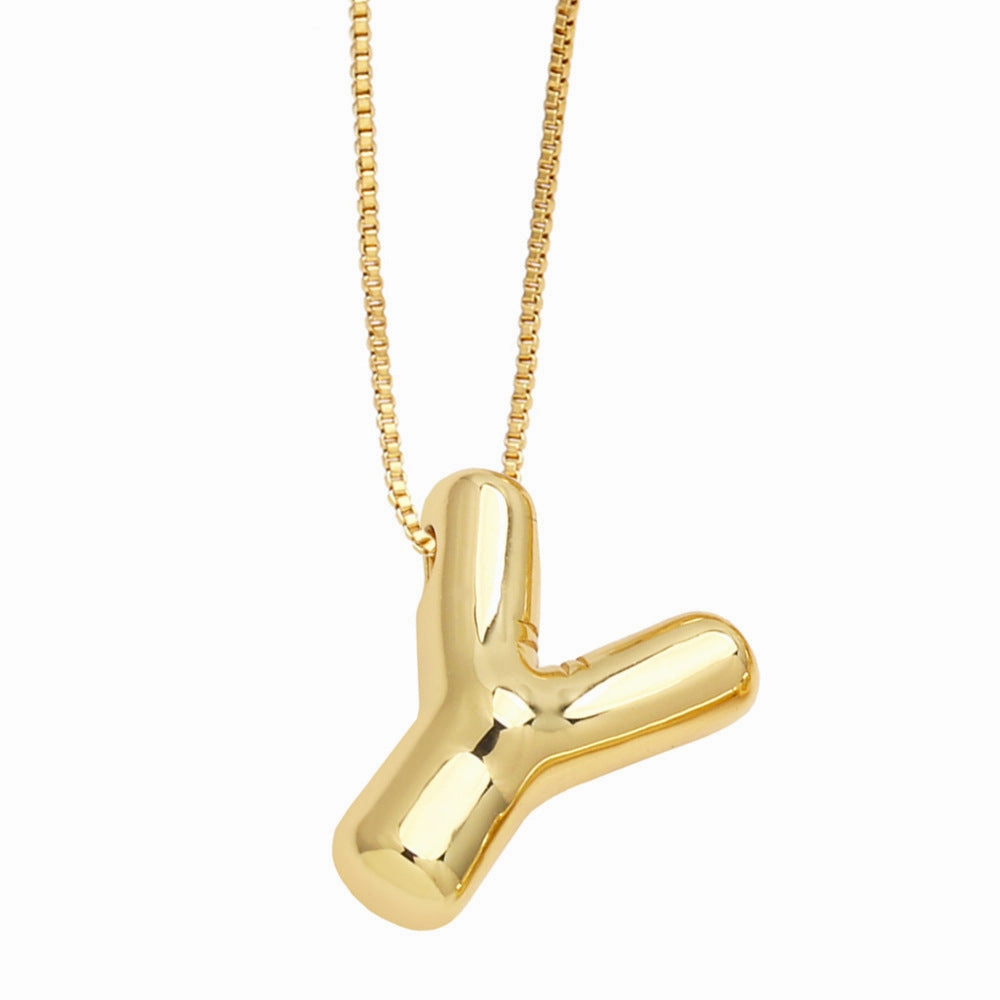 Wholesale 26 English Letters Necklace Clavicle Chain