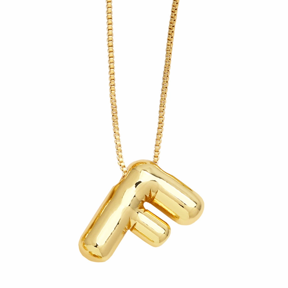 Wholesale 26 English Letters Necklace Clavicle Chain