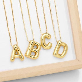 Wholesale 26 English Letters Necklace Clavicle Chain