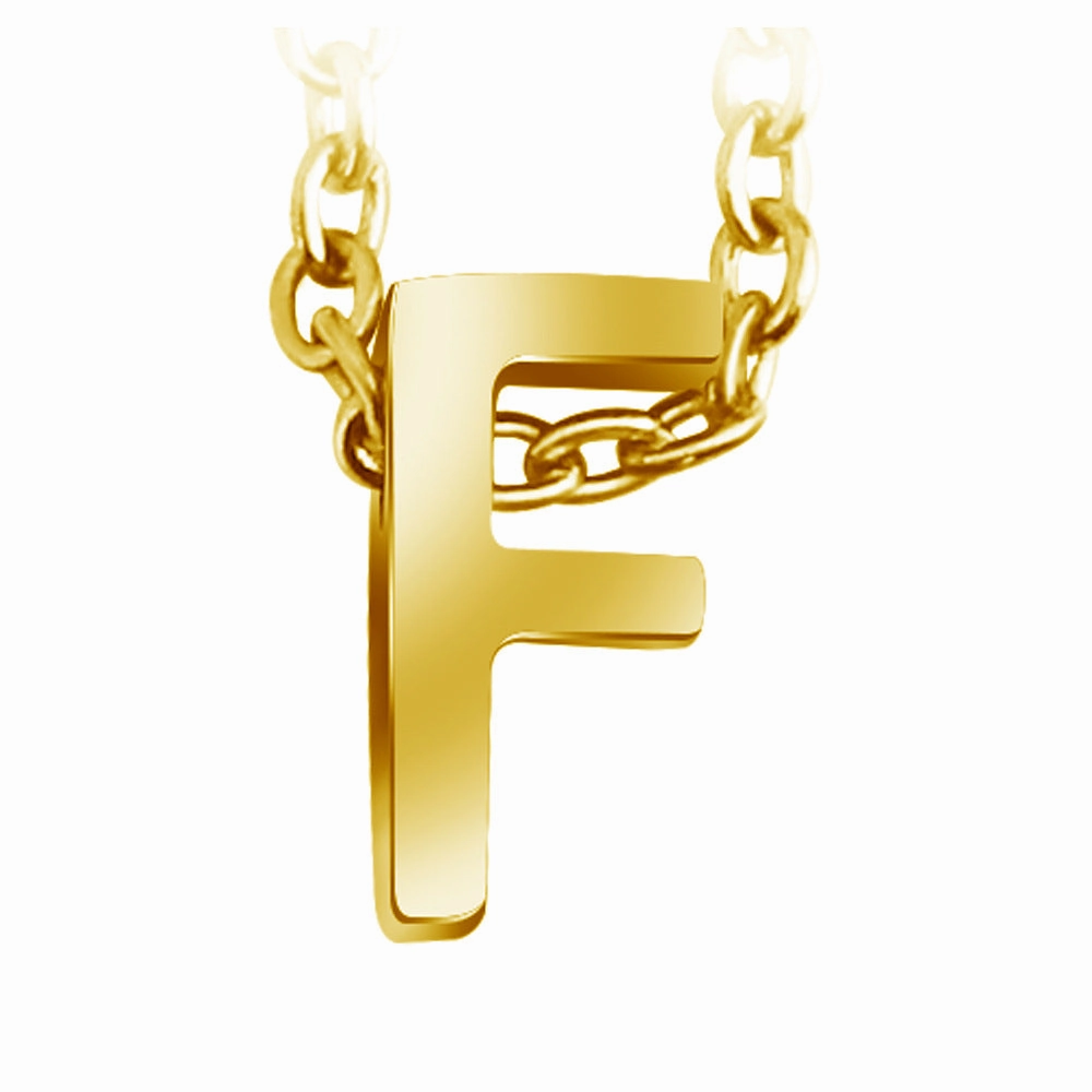 Wholesale 26 English Letters Surnames Short Collarbone Stainless Steel Necklace