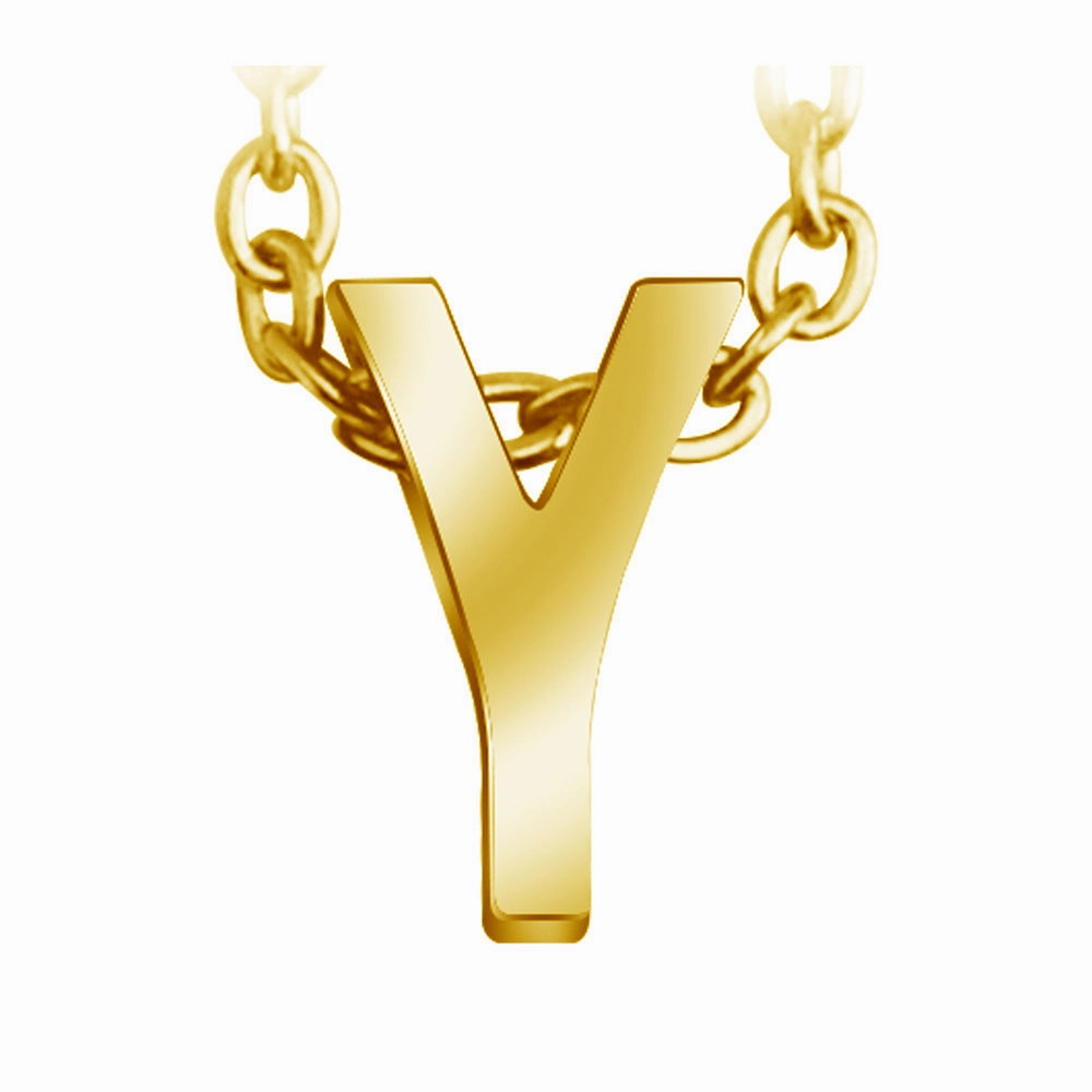 Wholesale 26 English Letters Surnames Short Collarbone Stainless Steel Necklace